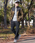 ベージュ×ブラック(スタンドカラー) MODEL : GO 180cm 66kg Lsize